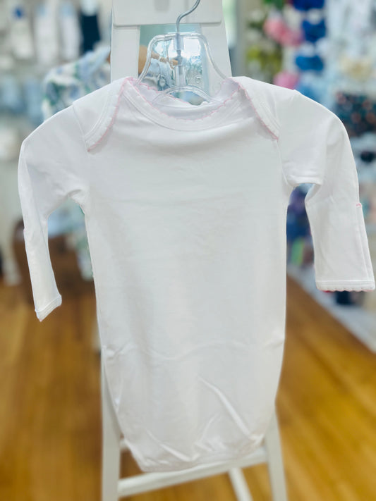 Newborn Organic Take Me Home Gown - Pink