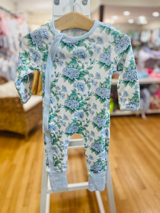 Hydrangea Cotton PJ-Zip Up