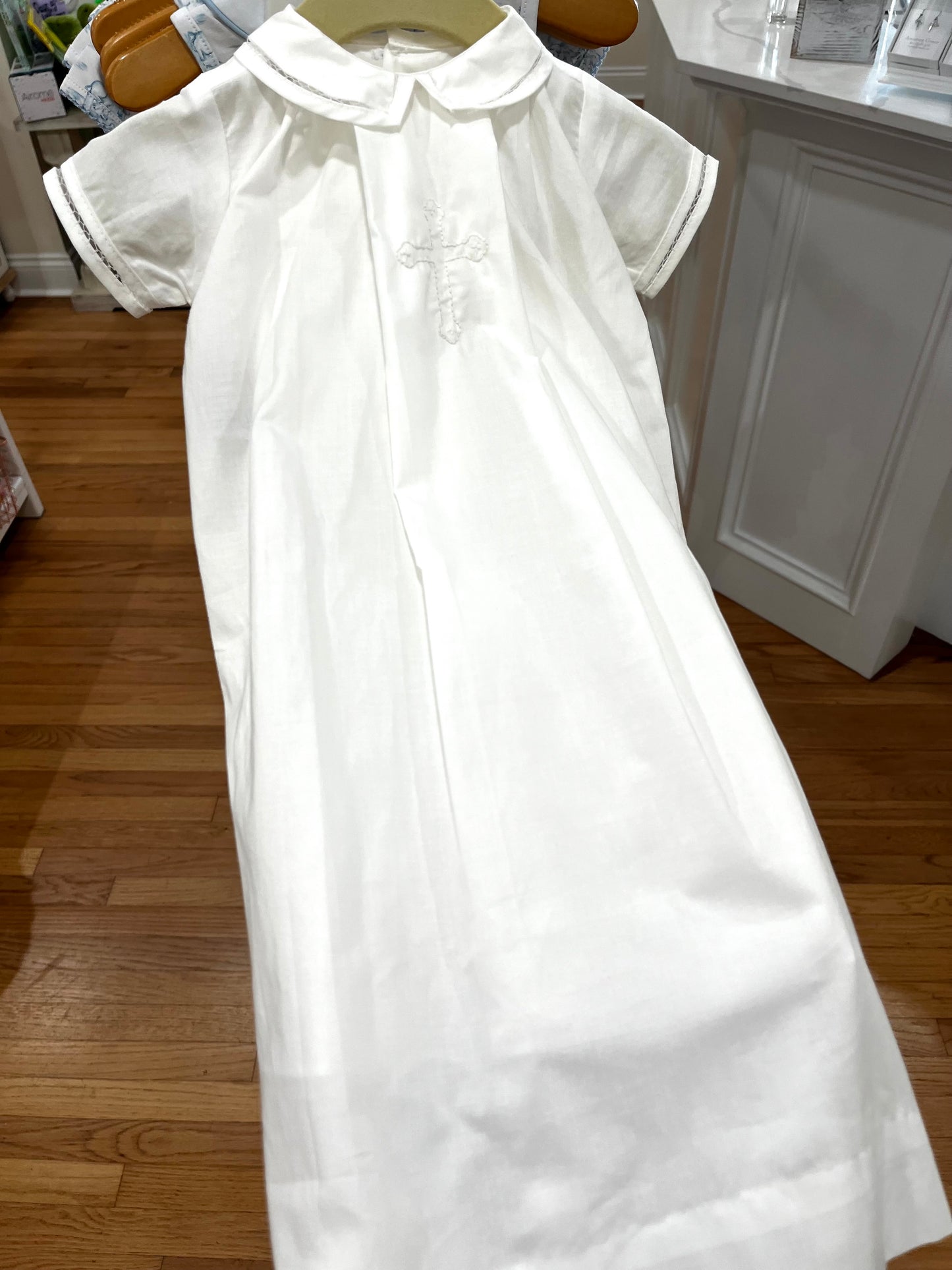 White Carson Christening Daygown