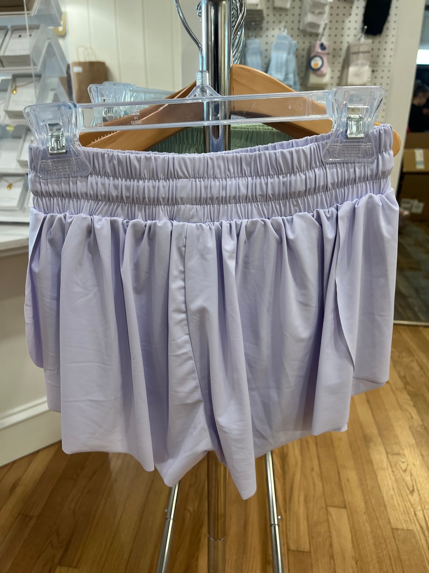Lilac Butterfly Shorts