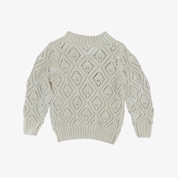 Lauren Sweater - Crochet Cream