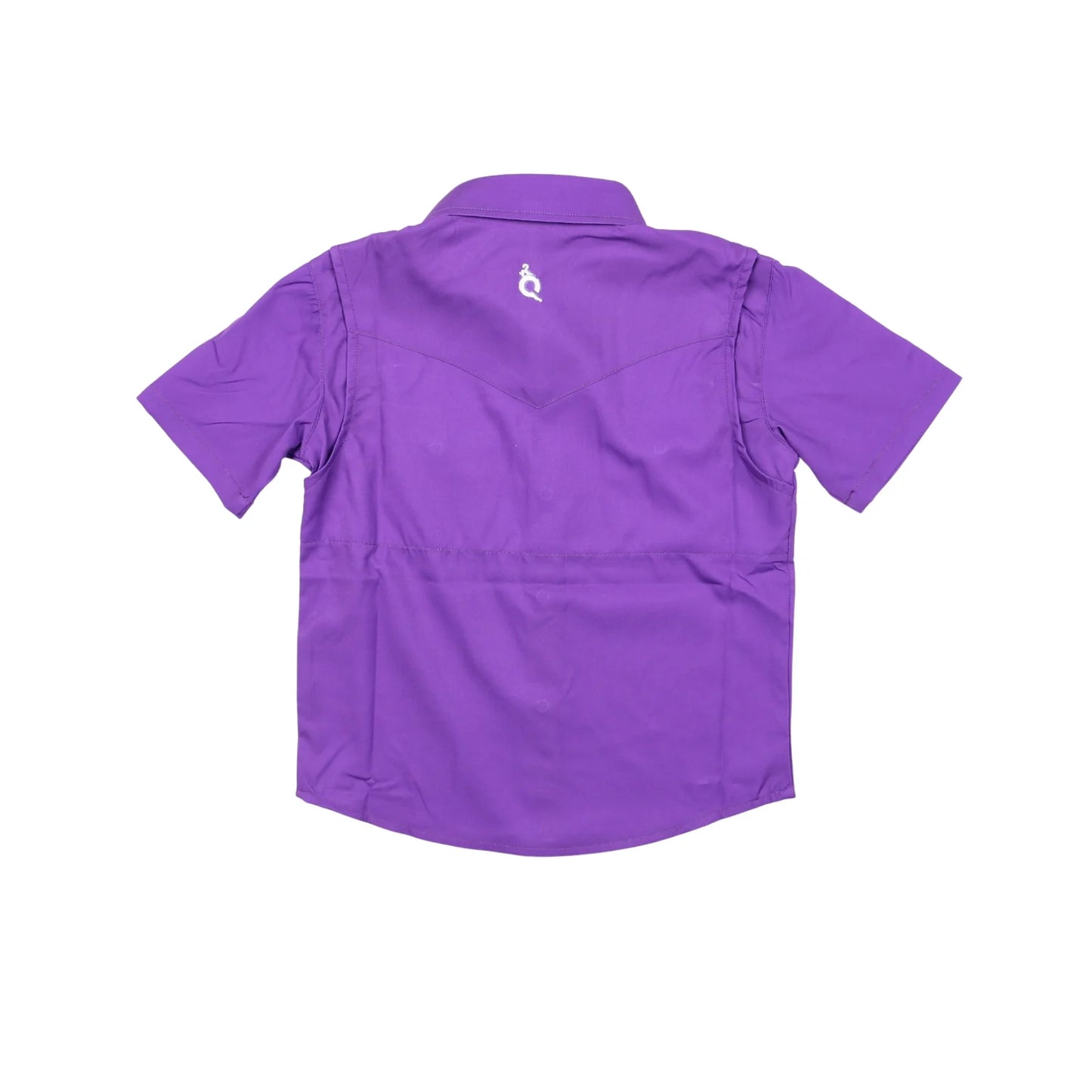 Gameday Purple Pearl Snap SS Shirt