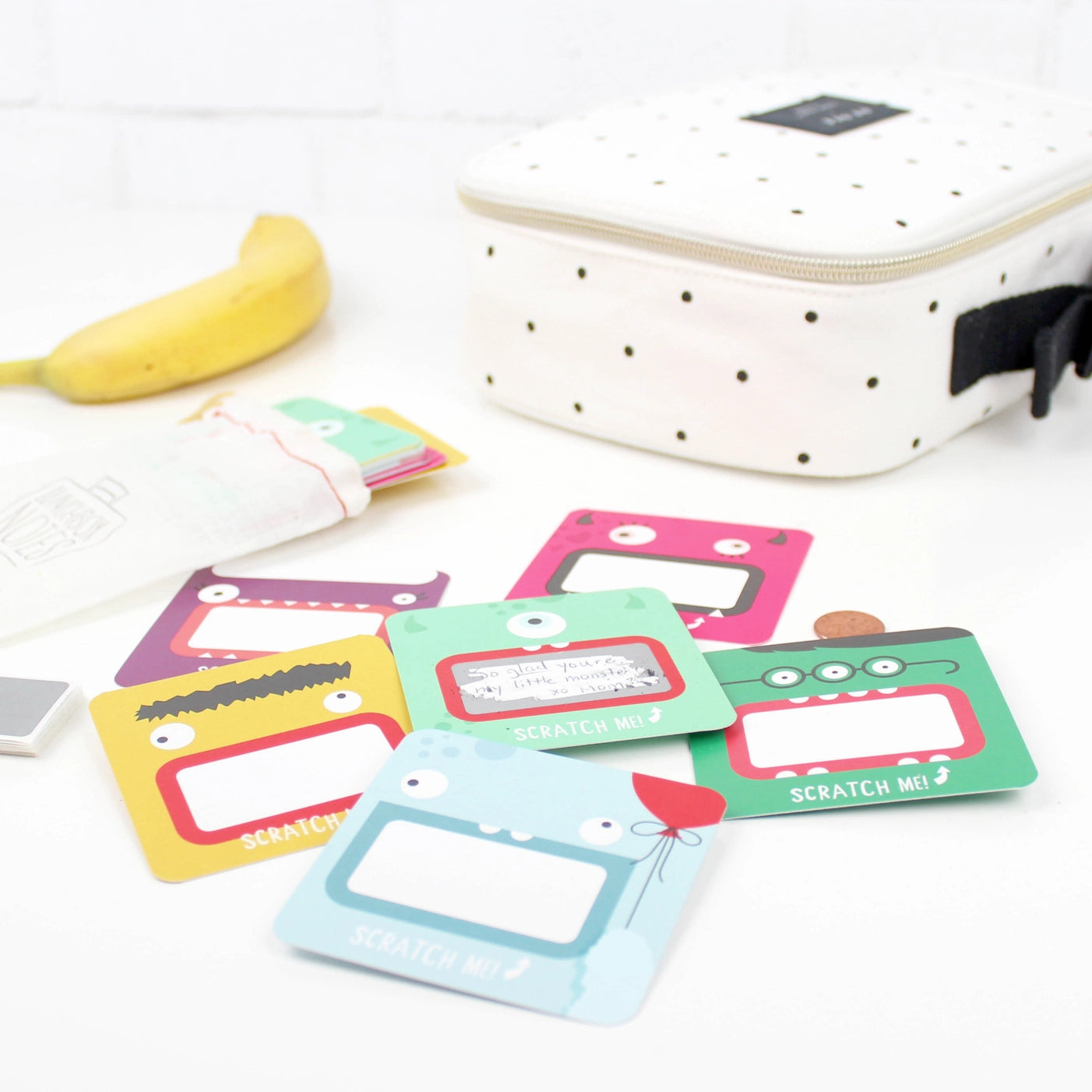 Scratch-Off Lunchbox Notes - Monsters