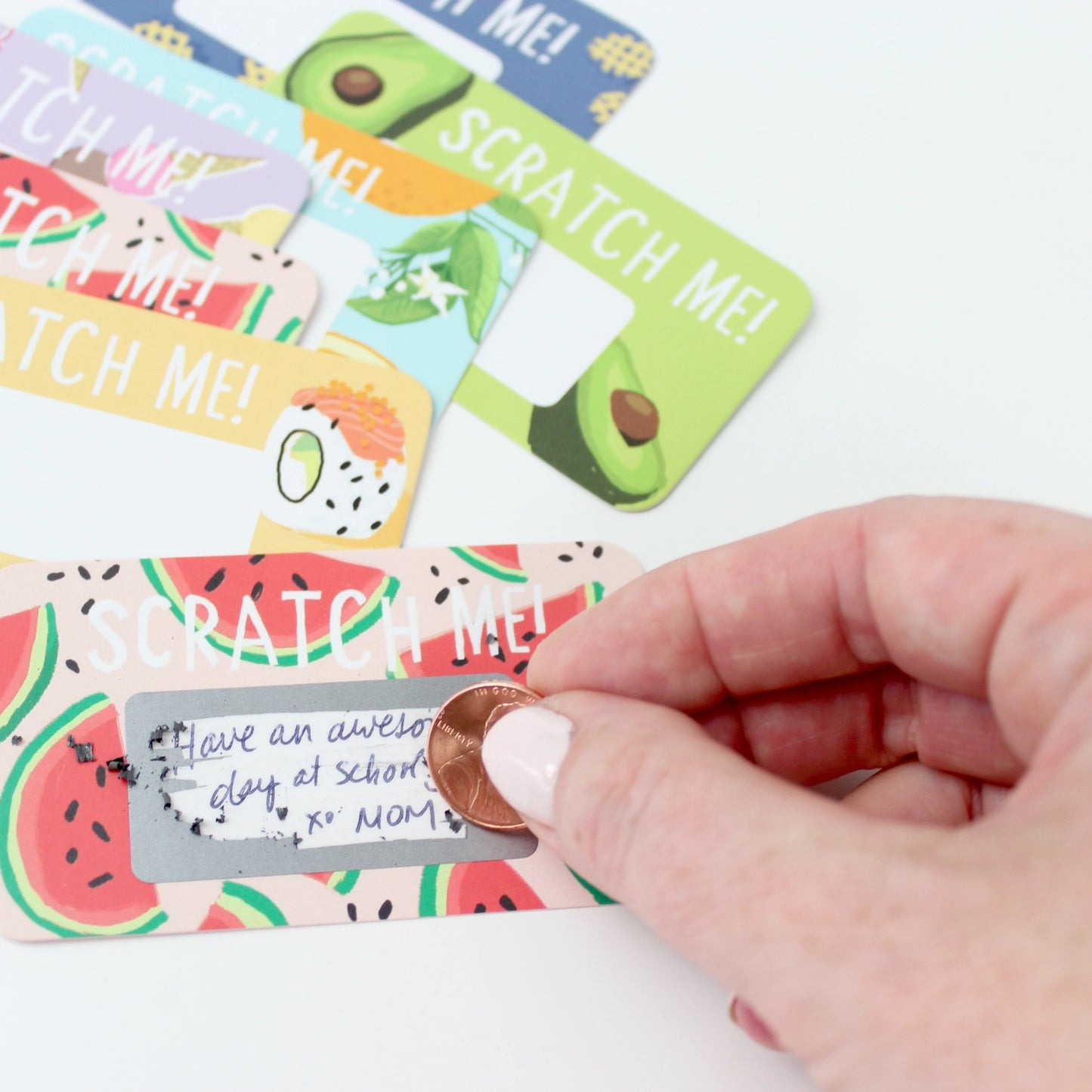 Scratch-Off Lunchbox Notes - Foodie