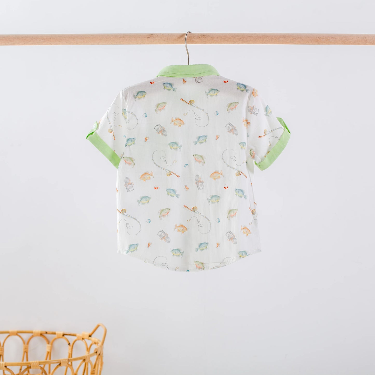 Gone Fishing SS Collared Shirt