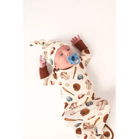 Baseball Bamboo Knotted Gown