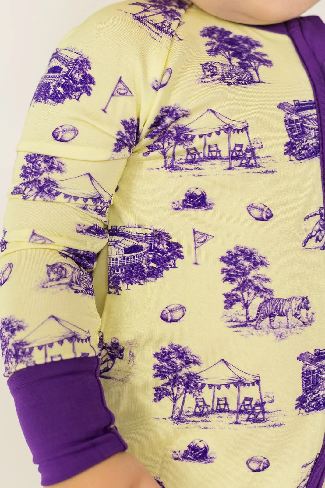 Tiger Toile Zipper PJ