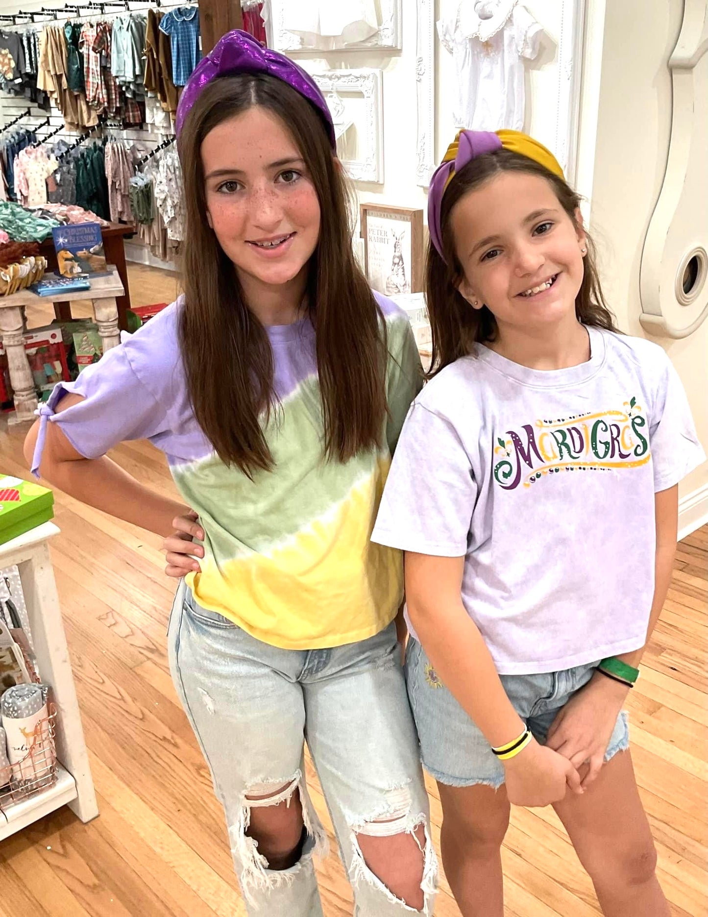Mardi Gras Tie Dye Shirt