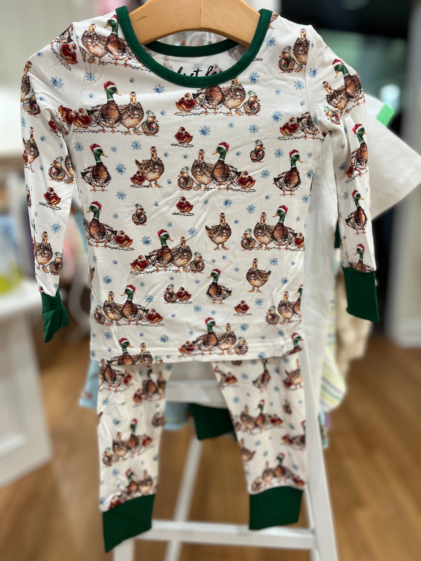 Bamboo Two Piece PJ - Merry Mallards