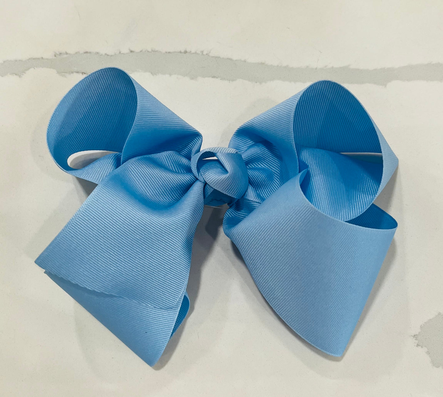 7” Light Blue Bow