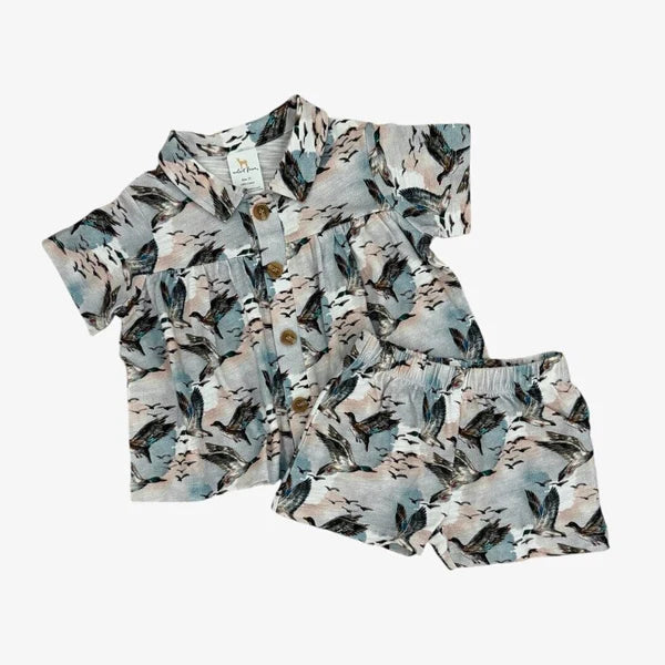 Macy Two Piece Set - Mallard Sky