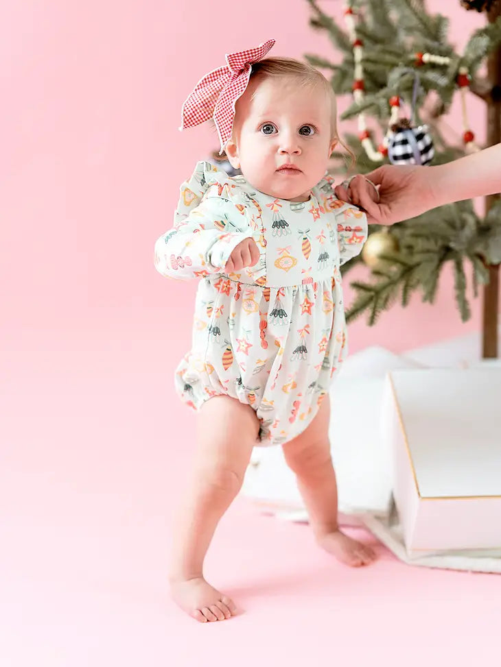 Leah Romper in Ornament