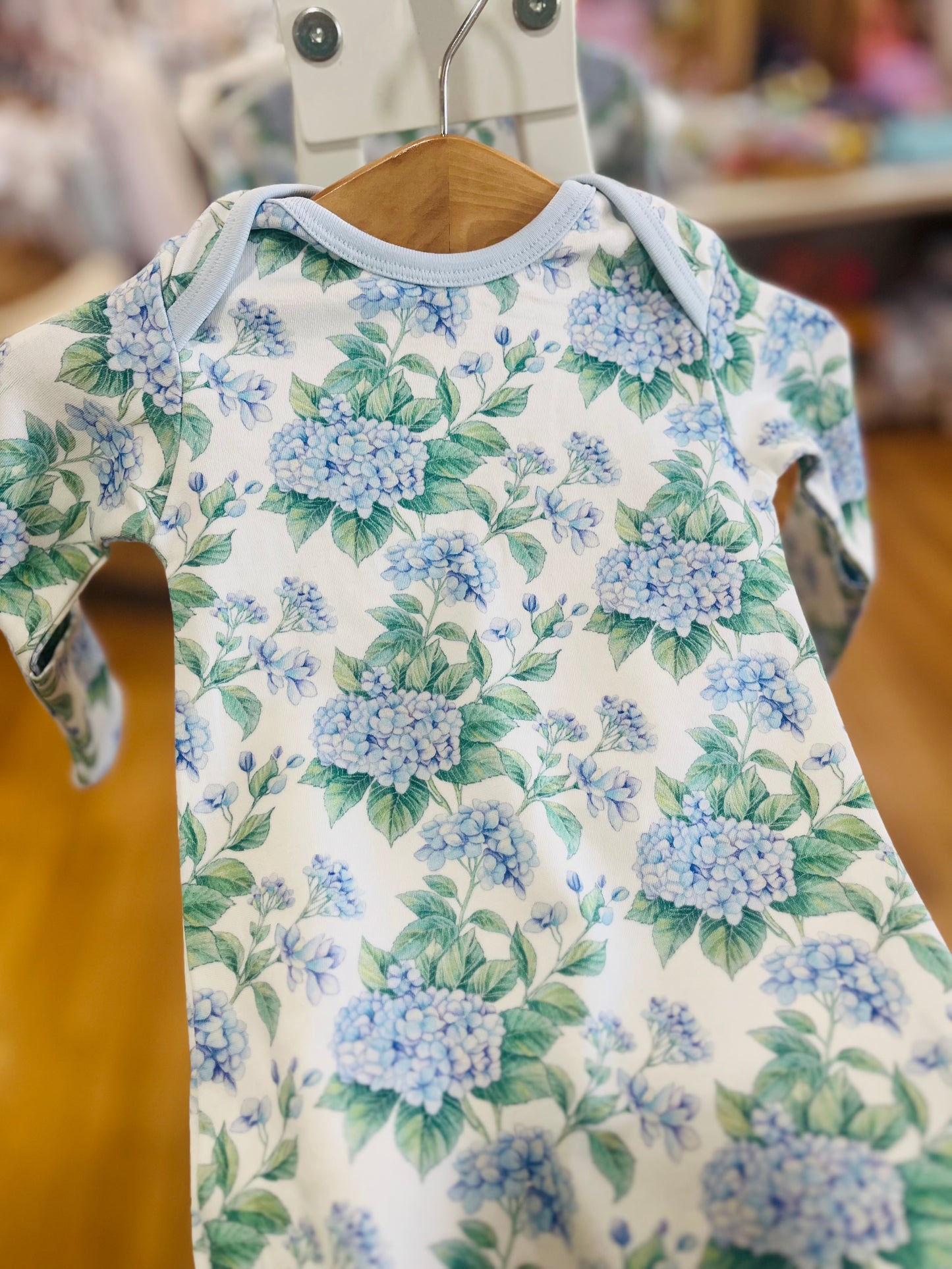 Hydrangea Cotton Gown