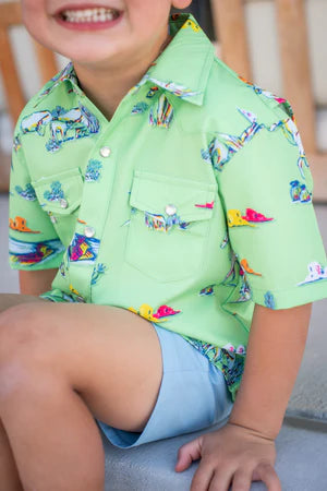 Cattle Drive Pearl Snap SS Shirt