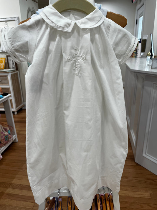 White Carson Christening Daygown