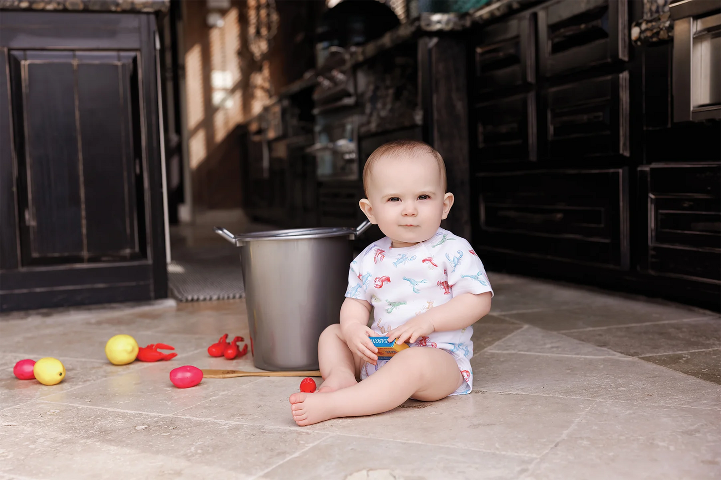 Colorful Claws Crawfish Onesie