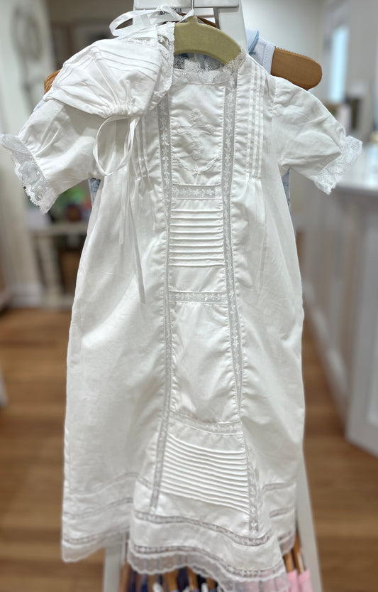 White Logan Christening Gown