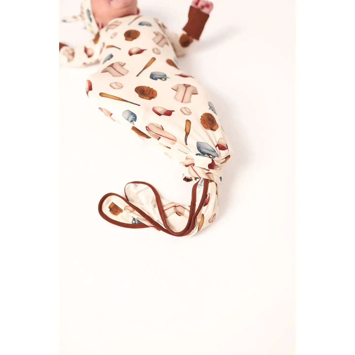 Baseball Bamboo Knotted Gown