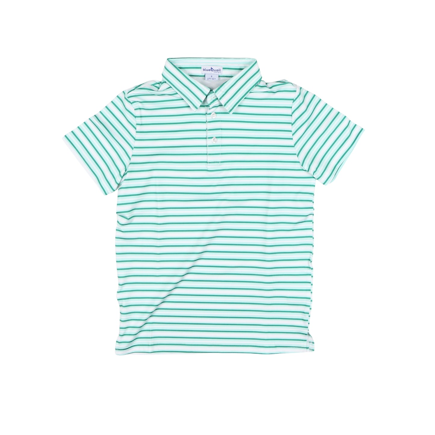 Emerald Stripe Polo SS Shirt
