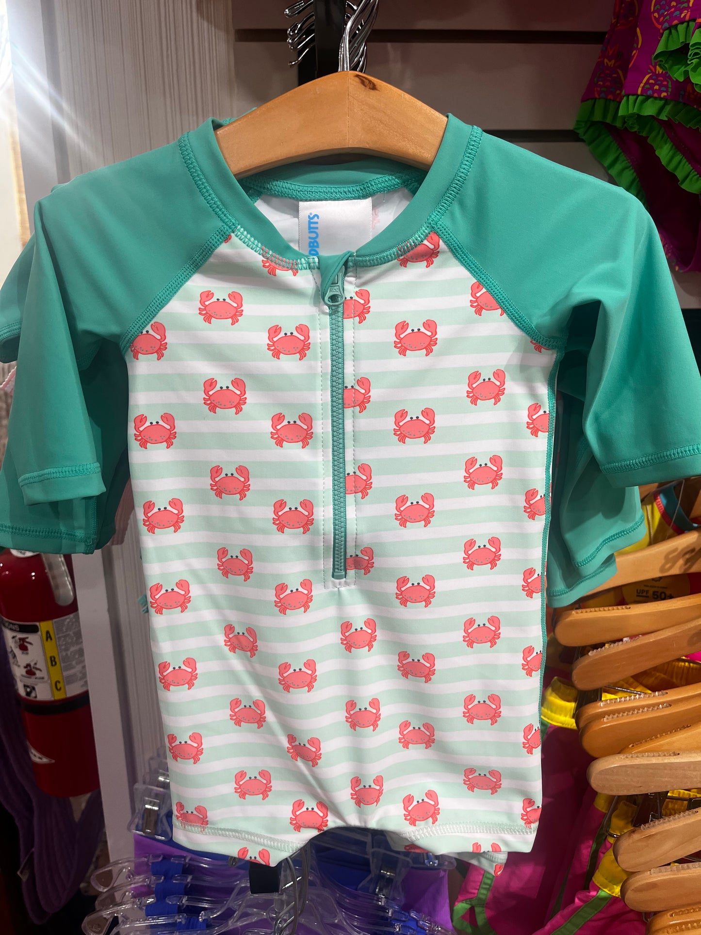 Crabby Cove LS One Piece Rash Guard