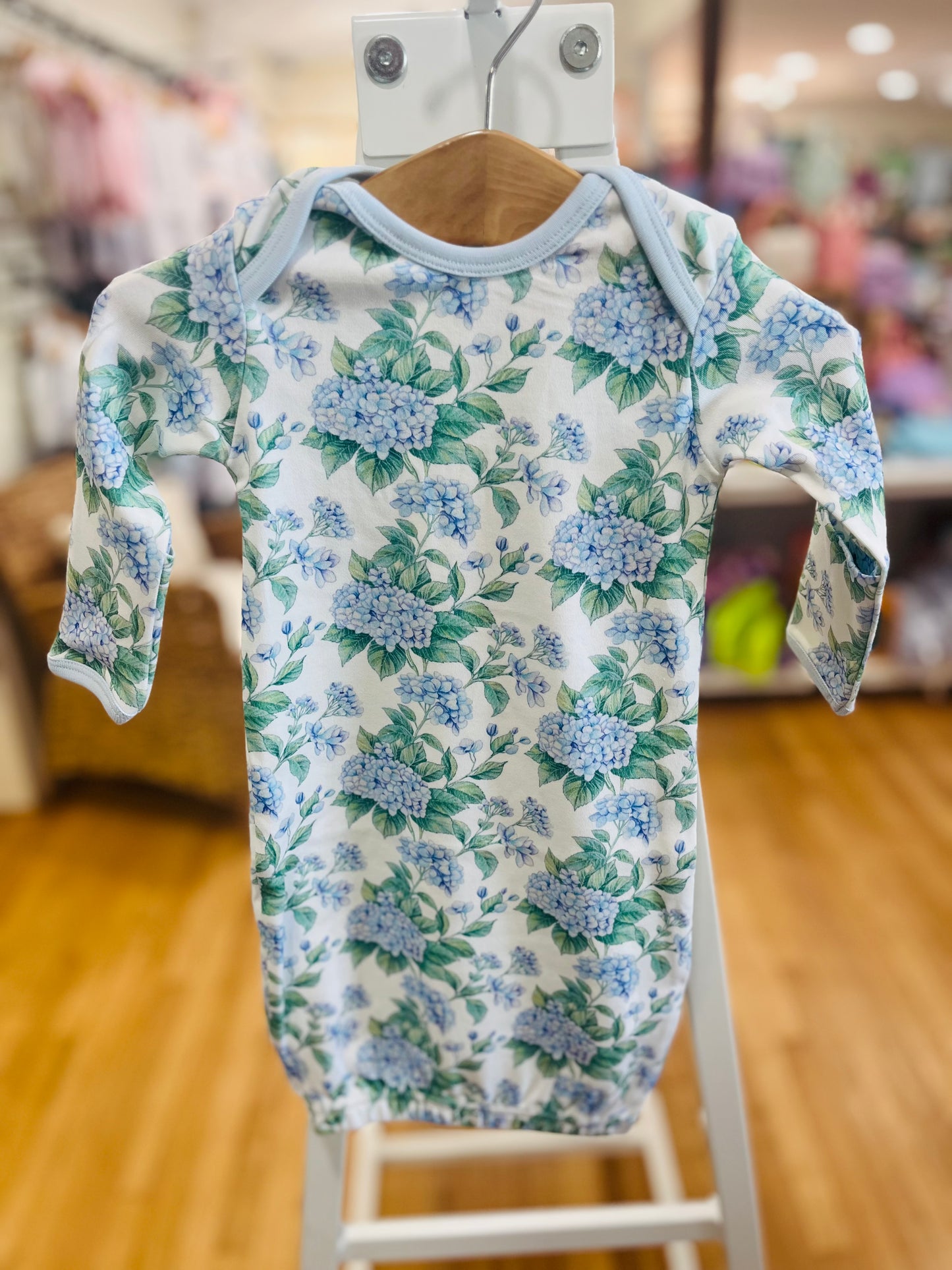 Hydrangea Cotton Gown