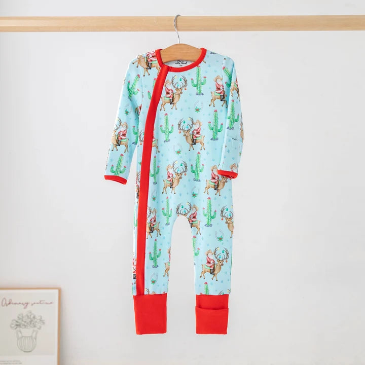 Howdy Holiday Zip-up PJ