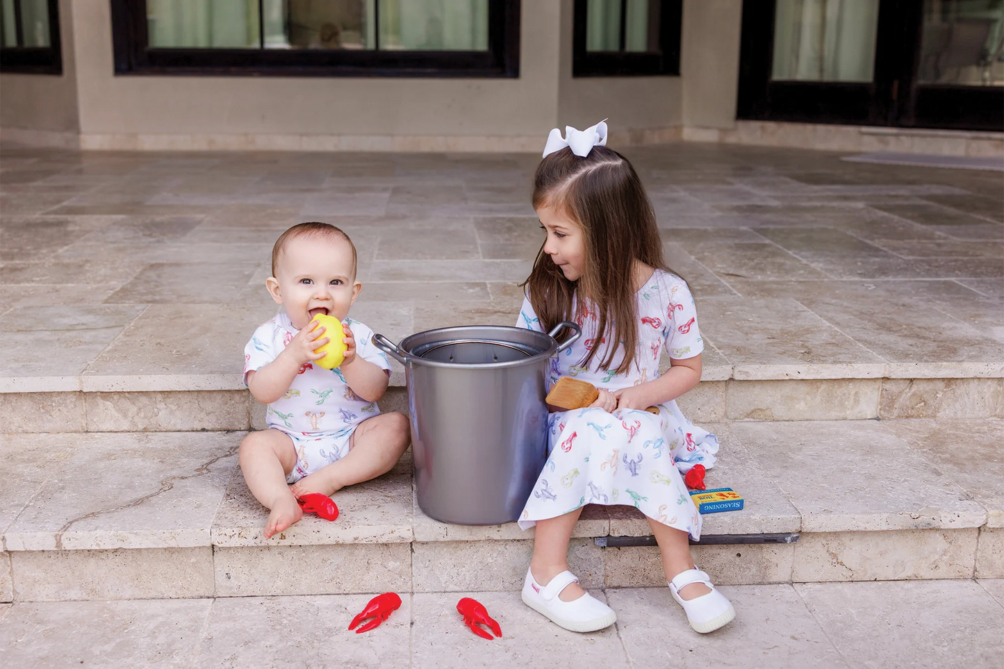 Colorful Claws Crawfish Twirl Dress