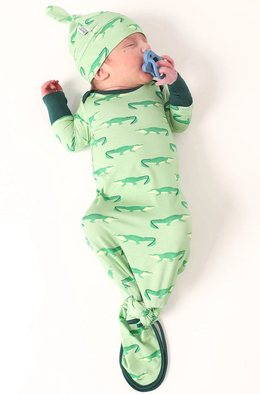 Alligator Bamboo Knotted Gown