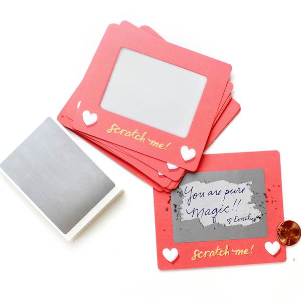 Scratch-Off Lunchbox Notes - Scratch-A-Sketch