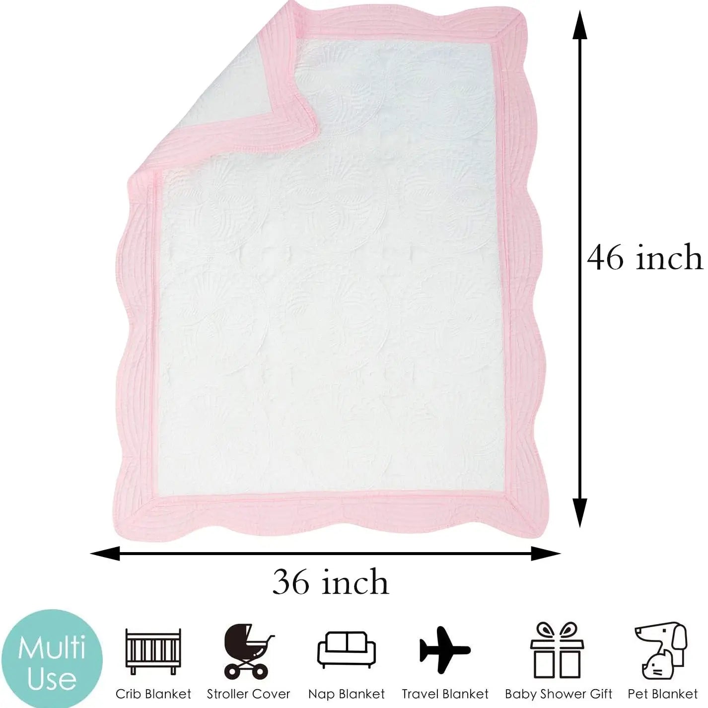 Baby Quilt - Cream