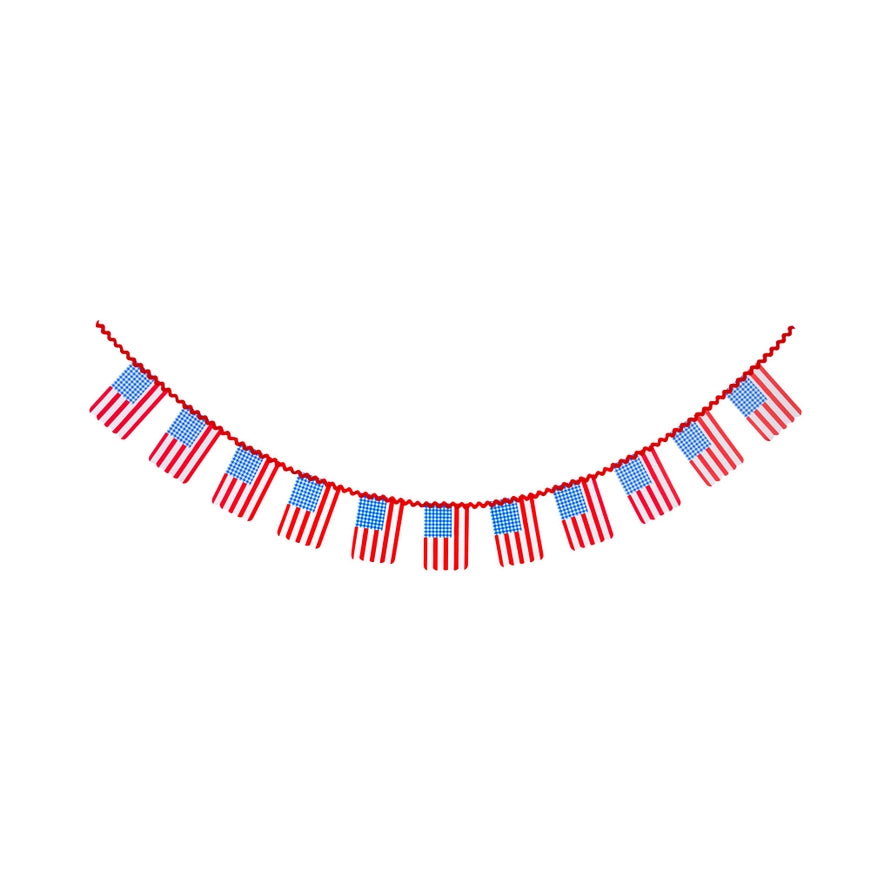 Gingham Flag Banner