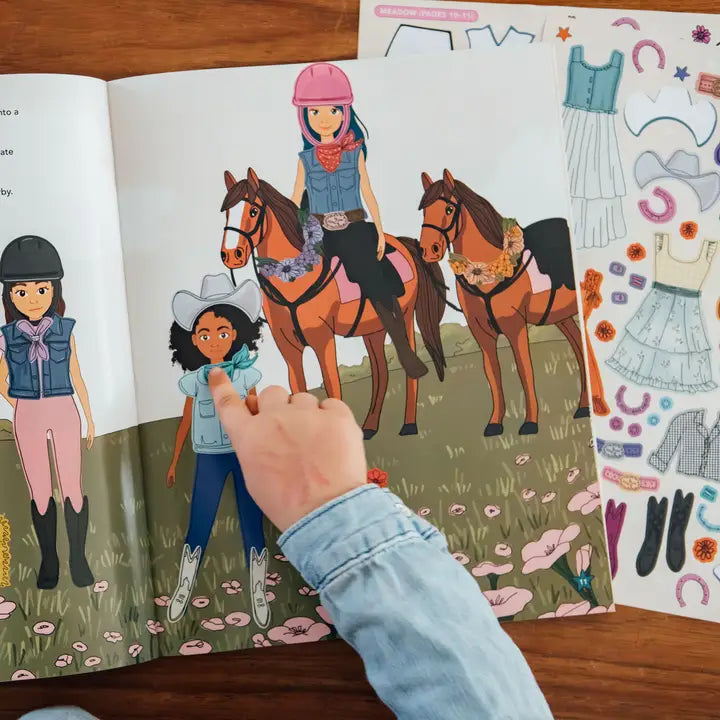 Fancy Sticker Storybook: Horses & Ponies
