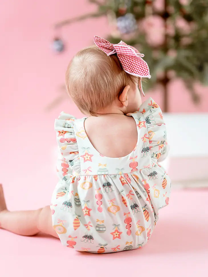 Leah Romper in Ornament