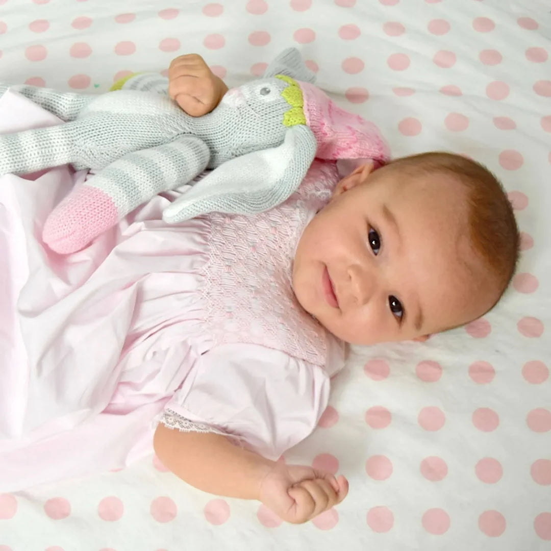 Smocked Dress with French Lace