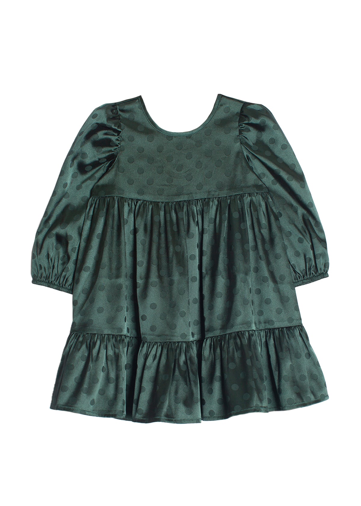 Holiday Sage Long Sleeve Charmeuse Dress Belles & Beau Children's Boutique Holiday Sage Long Sleeve Charmeuse Dress Belles & Beau Children's Boutique
