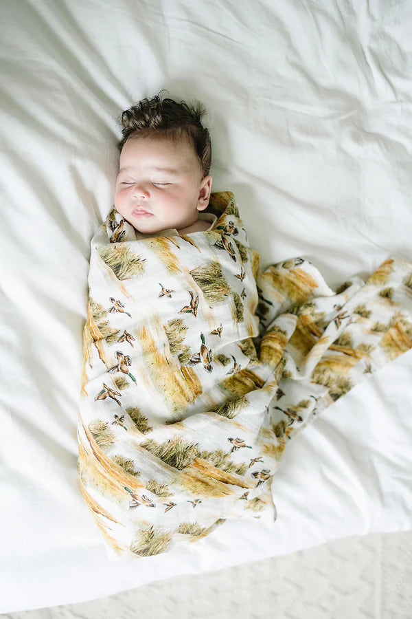 Muslin Swaddle Mallard Meadow