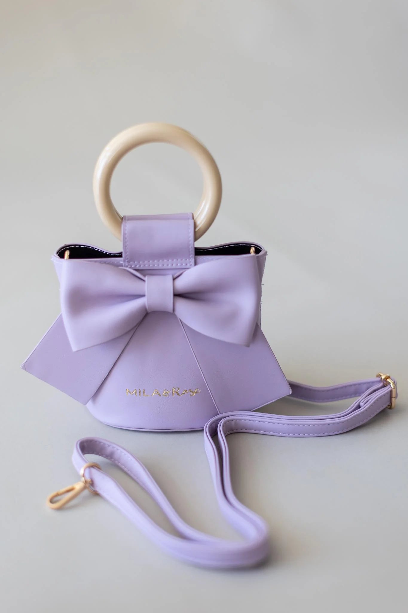 Lavender Bow Purse