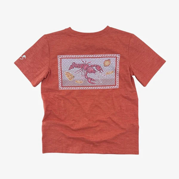Ridge Athletic Tee - Crawfish Mosaic