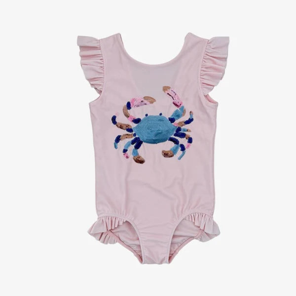 Rosalie Swimsuit - Sequin Crab
