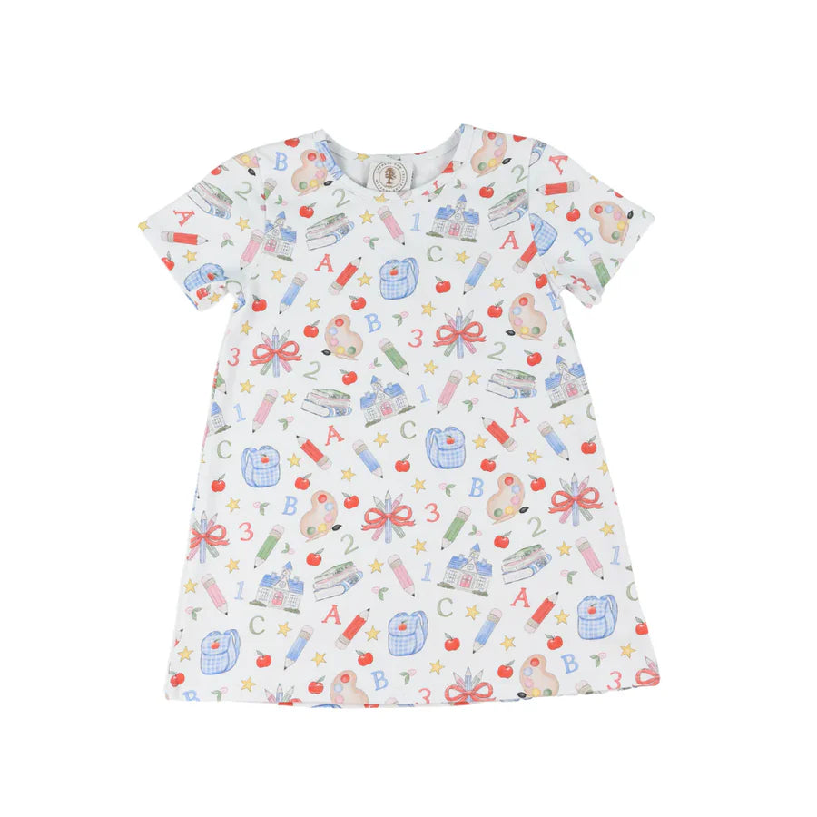 School Supplies Swing Dress