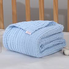 Muslin Blanket (Blue, Pink, Mint, or Yellow)