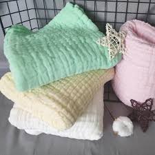Muslin Blanket (Blue, Pink, Mint, or Yellow)