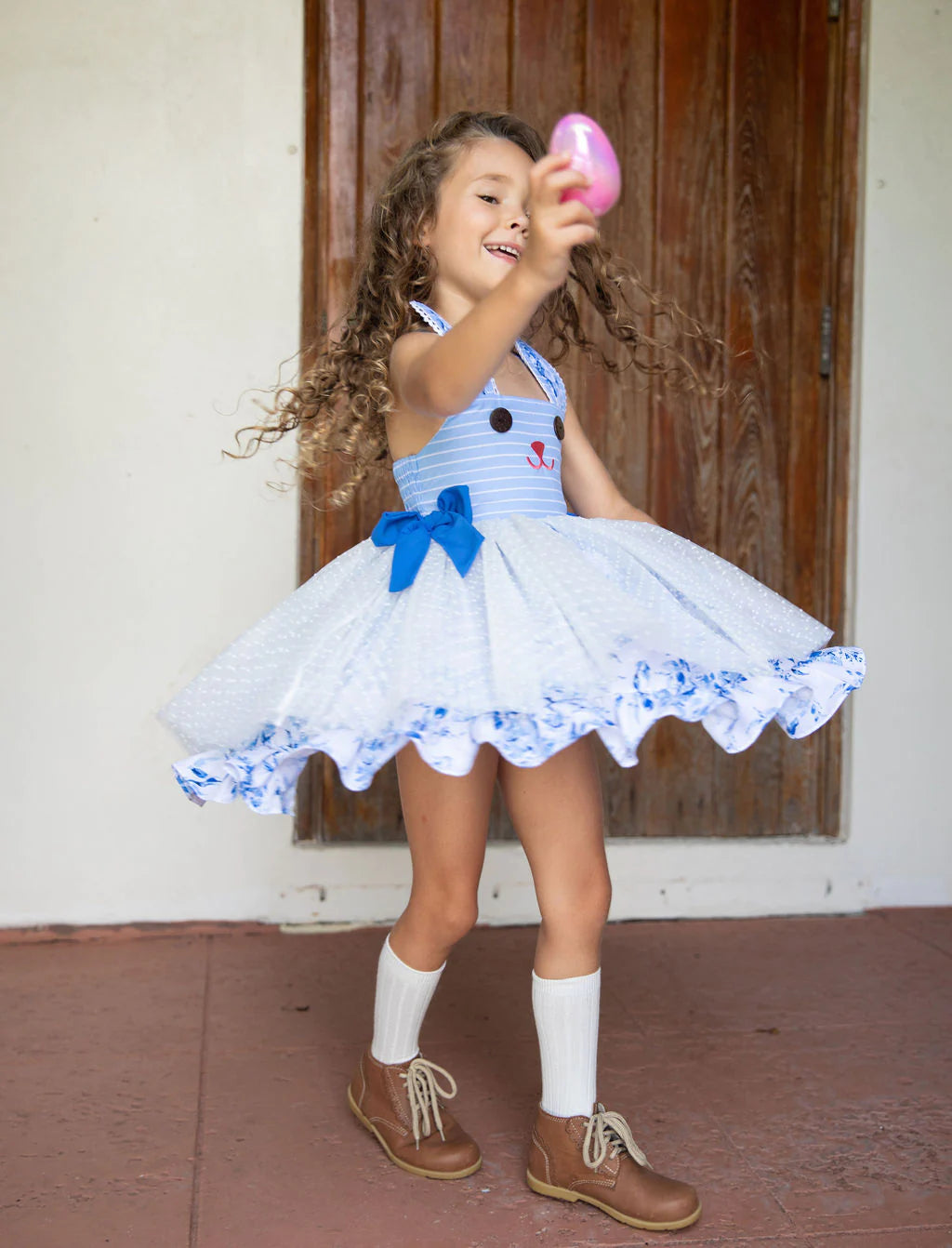 Poppy Dress - Bluebells