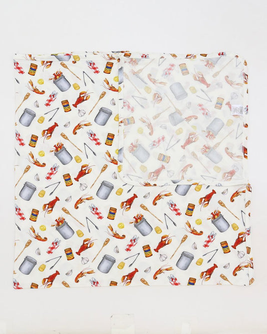 Crawfish Boil Bamboo Swaddle