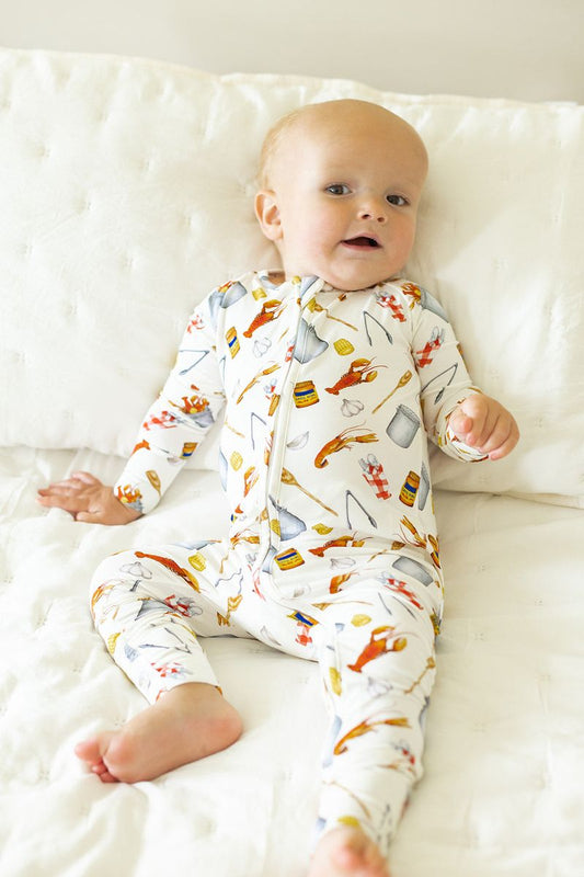 Crawfish Boil Double Zipper Bamboo Sleeper