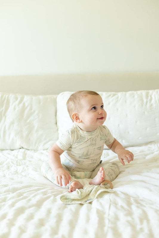 Sage Toile 2 Piece Bamboo PJ