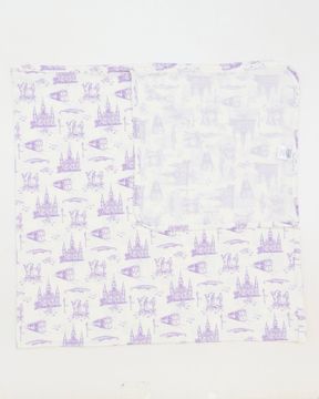 Lavender Toile Swaddle Blanket
