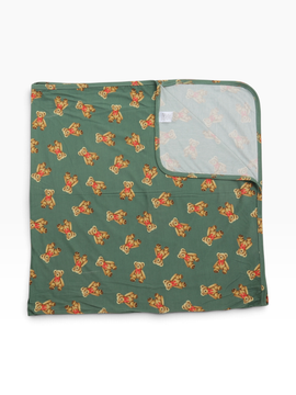 Holiday Teddy Swaddle Blanket