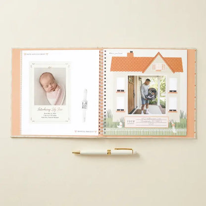 Cottage Garden First Year Baby Memory Book
