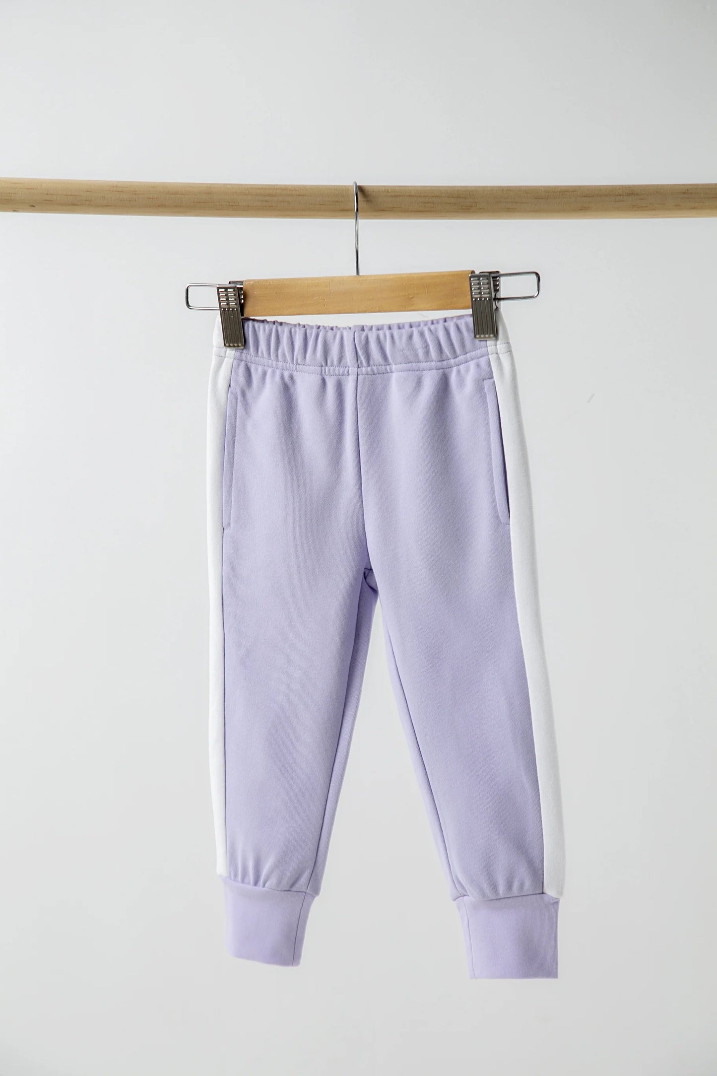 Lavender Fog Cotton Joggers